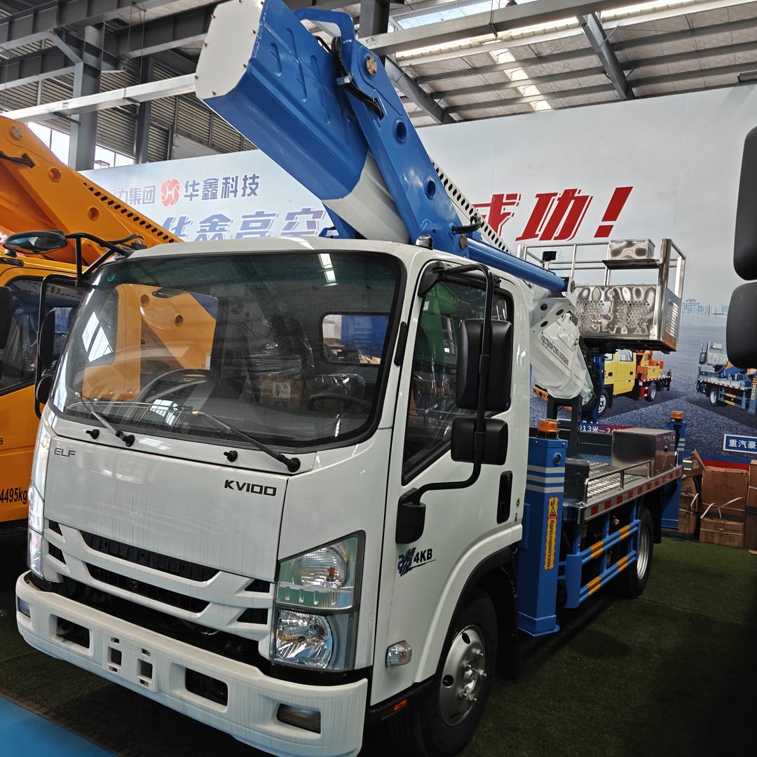 isuzu-aerial-work-platform-truck-painting-with-russia-wholesale