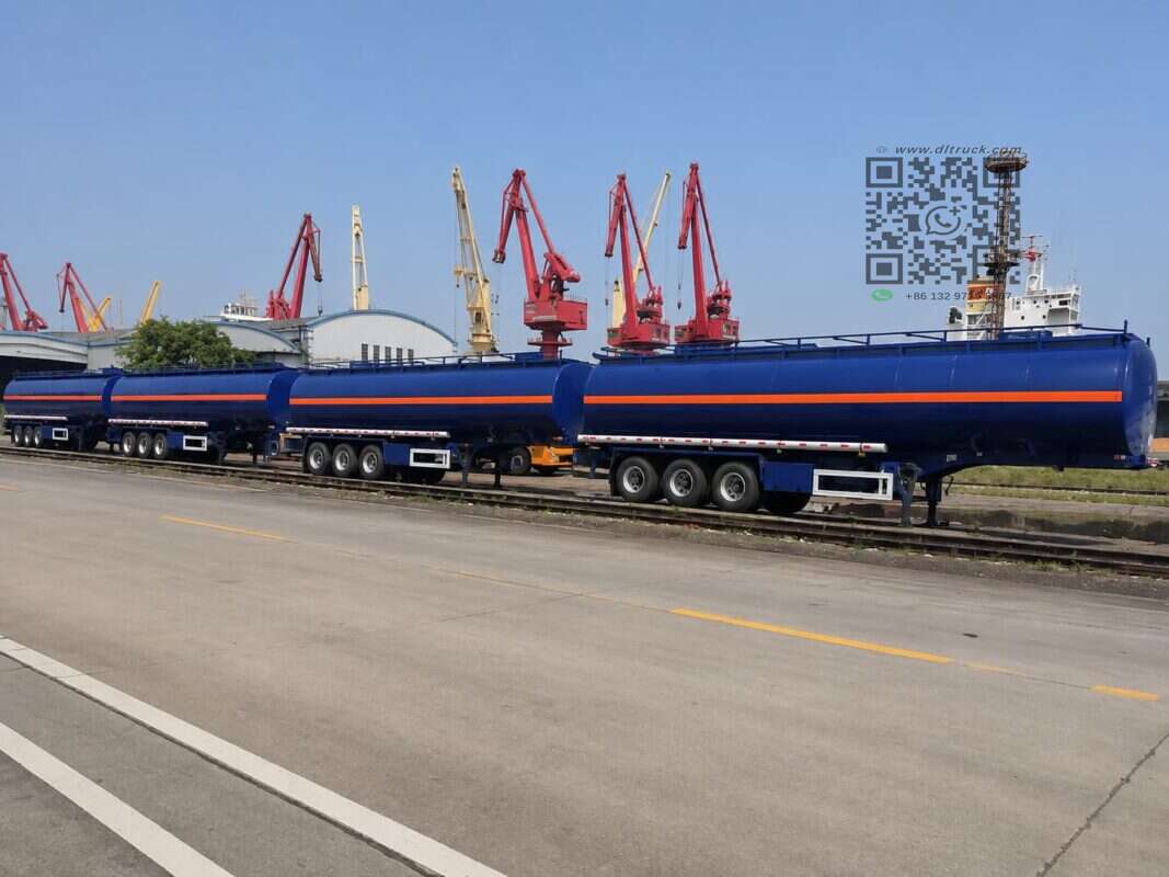Fuel Tanker Trailer welding process for Nigeria petroleum transportation project