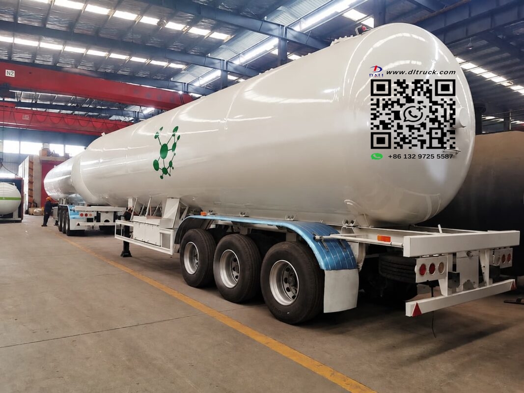 61.9m³ LPG Tanker Trailer units prepared for Nigeria customer delivery