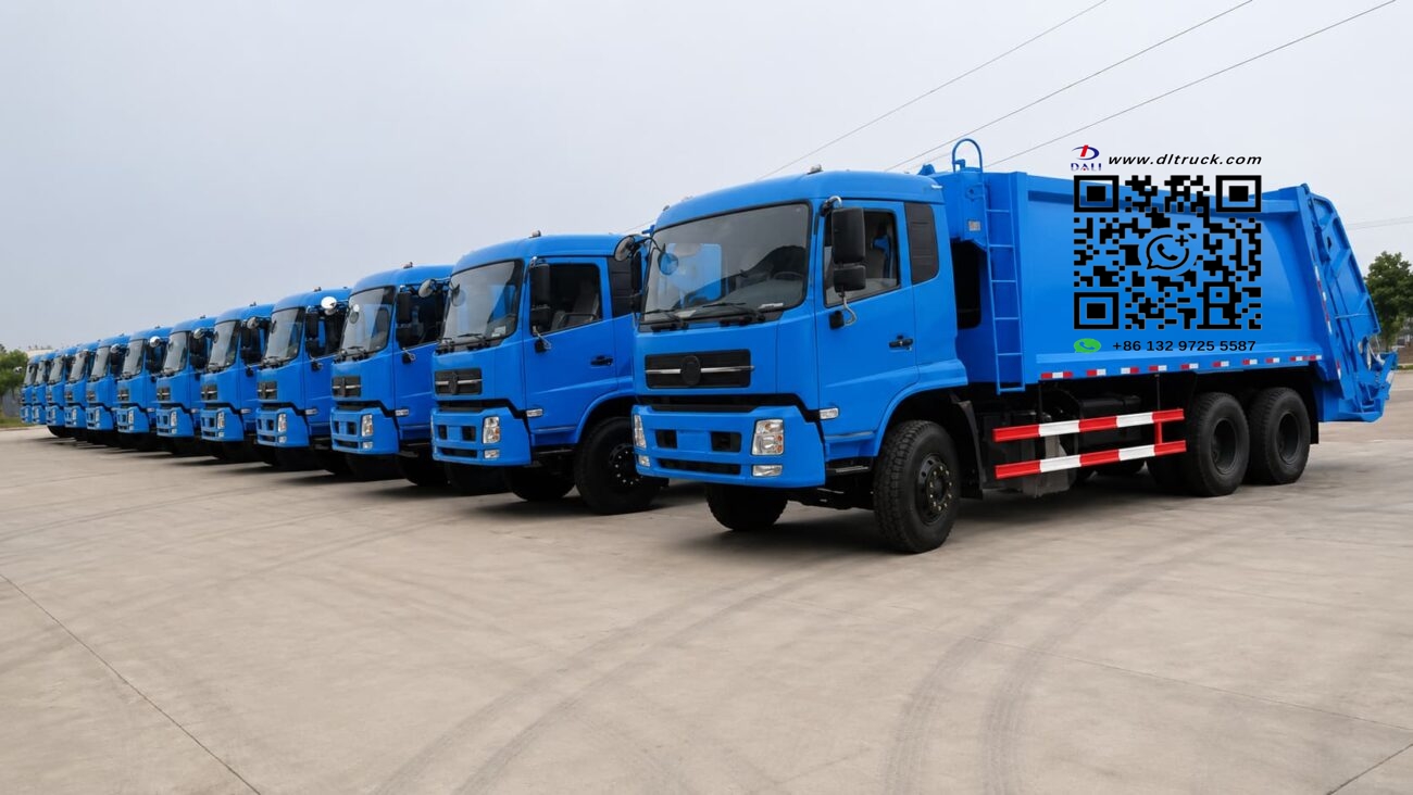 Dongfeng Garbage Compactor Truck delivered to Cambodia waste management project