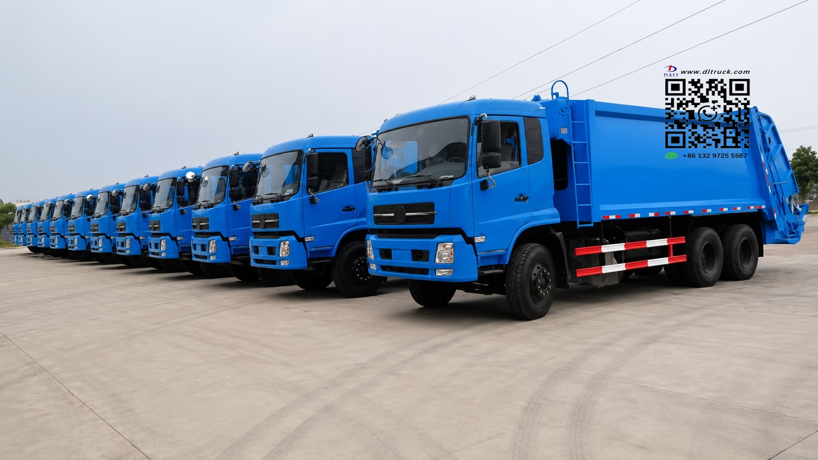 Dongfeng Garbage Compactor Truck delivered to Cambodia waste management project