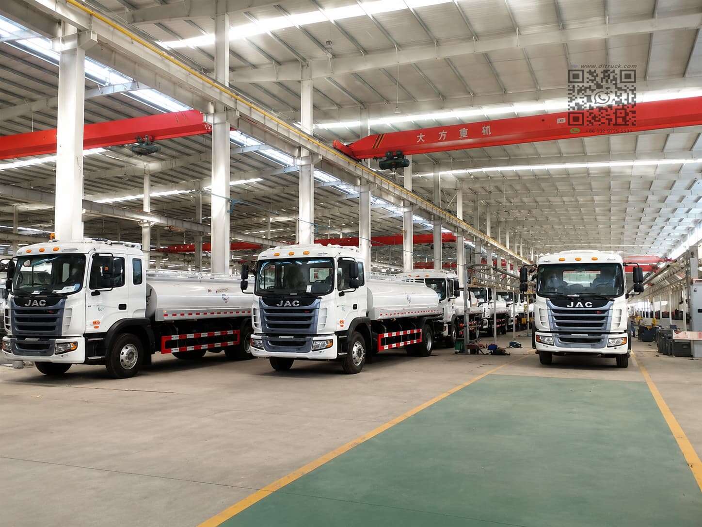 JAC Water Bowser Trucks manufactured for Venezuela government project