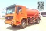 HOWO 4x4 chassis with left-hand drive