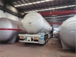 Propane tanker with 26000kg payload capacity and tubeless tires