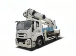 Automatic interlock device near cab entrance for safe boarding