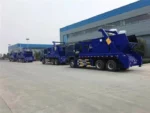 Chengli manufacturer warehouse with sinotruk garbage trucks ready