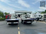 Chengli tow truck loaded with a disabled vehicle on site