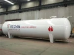 Vertical 30 tons LPG storage tank manufactured by Chengli factory