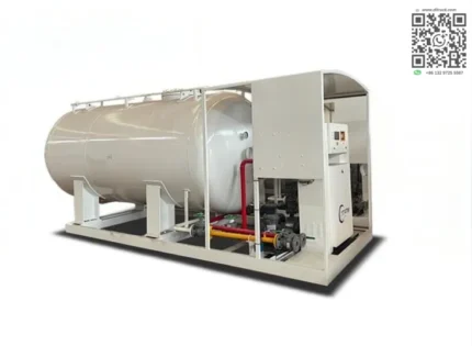5 tonne skid LPG gas station with 10 CBM tank capacity