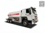 SINOTRUK HOWO 6X4 LPG propane tanker truck exterior side view