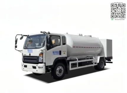 Chengli 10000L LPG bobtail truck with double nozzle dispenser