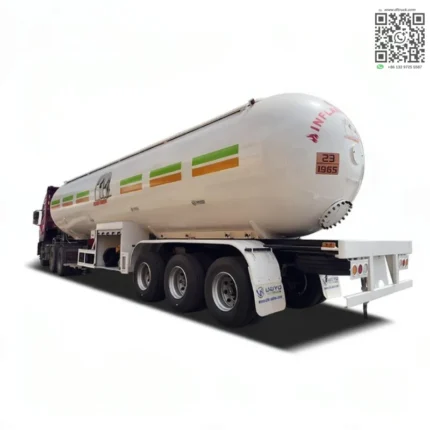 CHENGLI 60m3 LPG tanker trailer with CORKEN vane pump and Coriolis flow meter