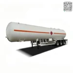 60 m³ LPG tank trailer side profile view