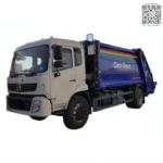 Dongfeng 12CBM garbage compactor truck exterior view