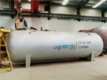 Chengli 25 tons LPG gas storage tank in the factory yard
