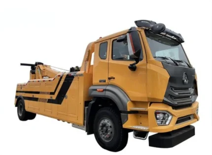 HOWO/HOHAN 8 tons road wrecker tow truck with hydraulic boom