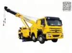 HOWO 50 ton rotator wrecker truck at Chengli factory