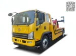 Front three-quarter view of FAW chassis cab