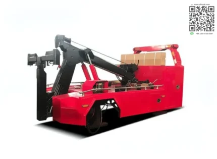 Front view of 6 ton wrecker recovery truck body kit assembled on chassis