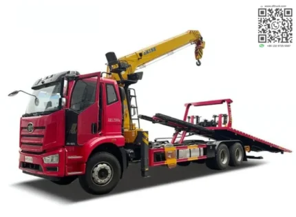 Flatbed tow truck with 12,000kg lifting capacity