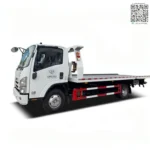 Chengli ISUZU 4Ton flatbed tow truck shown from front side angle