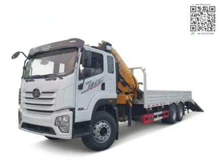 CHENGLI FAW 6X4 25-ton folding boom truck crane with knuckle boom