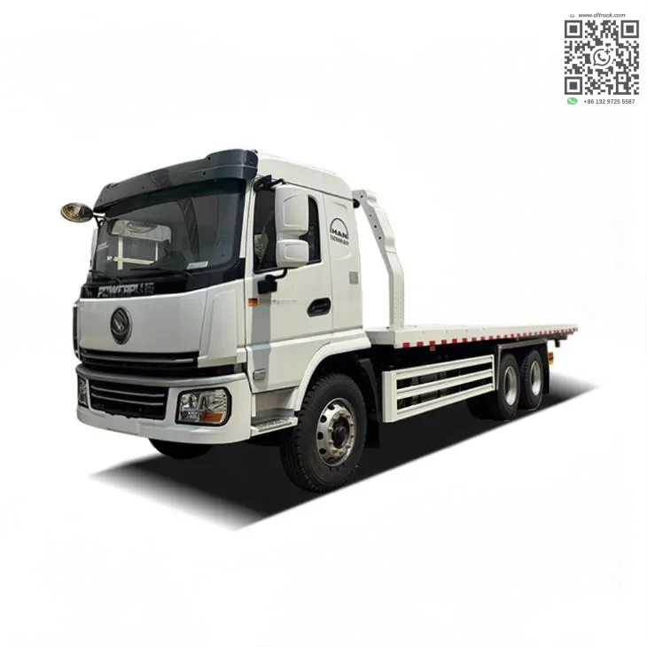 10-Ton Flatbed Wrecker Truck | CHENGLI Factory Direct 1 CHENGLI 10-ton flatbed wrecker with 8.3m length bed