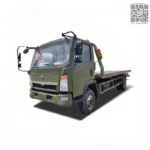 Front view of CHENGLI HOWO flatbed tow truck