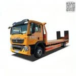 HOWO TX7 flatbed tow truck side profile view