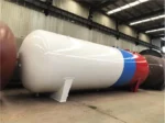 25Ton bullet LPG gas storage tank exterior view