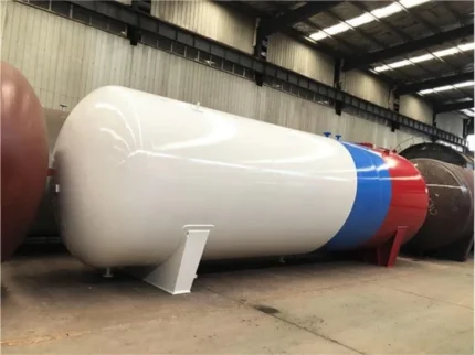25Ton bullet LPG gas storage tank exterior view
