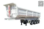 Chengli 4 axles dump semi trailer manufactured in China