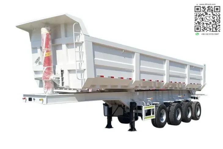 China 4 Axles Dump Semi Trailer Manufacturers - Good Price - Chengli 1 Chengli 4 axles dump semi trailer manufactured in China