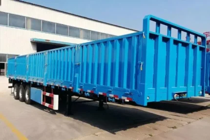 Drop side cargo semi trailer with 500mm side walls