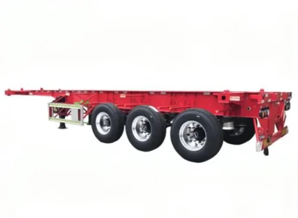 Chengli 50T skeleton trailer side view