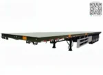 Chengli flatbed semi trailer with Q345 steel chassis and 80 ton capacity