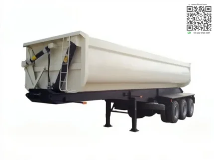 Chengli 3 axle 50 ton U-shape side tipper dump trailer from factory