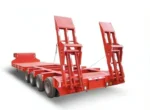 150ton 4 lines 8 axles lowbed semi trailer from Chengli factory