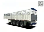 Chengli 4 Axle 80 Tons Fence Warehouse Trailer side view
