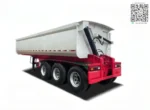 Chengli tri axle door side tipper trailer for mining