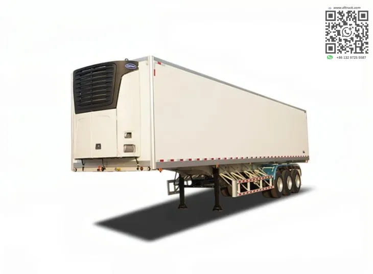 30 Tons Refrigerator Semi Trailer - Chengli Factory Direct 1 Chengli 30 ton refrigerator semi trailer white box from factory