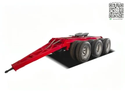 Chengli Australia Road Train 3 axle dolly trailer side view
