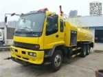 ISUZU FVZ 6x4 16000L water tank fire truck side profile view