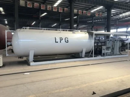 15000 liters LPG skid station unit from Chengli factory