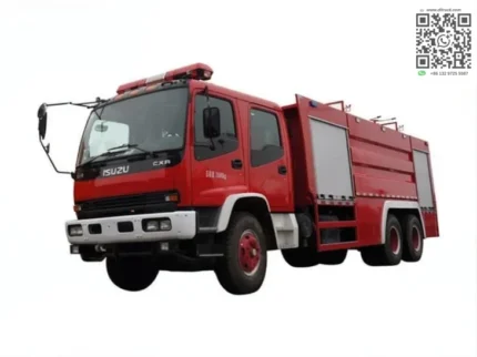 Chengli ISUZU 6X4 10000L fire fighting truck exterior