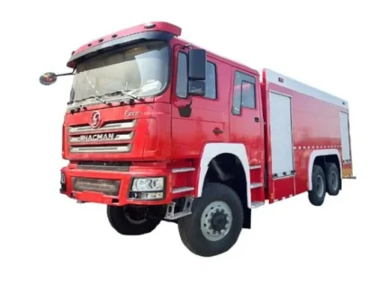 Shacman fire engine truck front exterior view