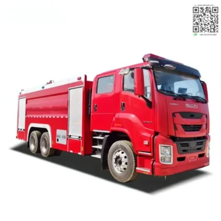 ISUZU GIGA 15CBM foam fire truck double row cab with sleeper