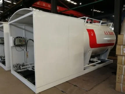 10CBM LPG skid station tank body