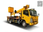 ISUZU 16m telescopic aerial platform truck at Chengli factory