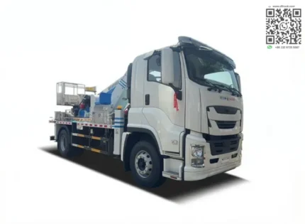ISUZU Giga 22m bucket truck with extended boom arm
